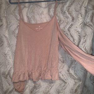 American Eagle Cold Shoulder Top